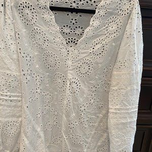 Tolani Eyelet Top
